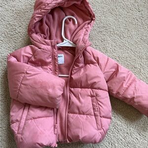 Old navy pink puffer jacket
